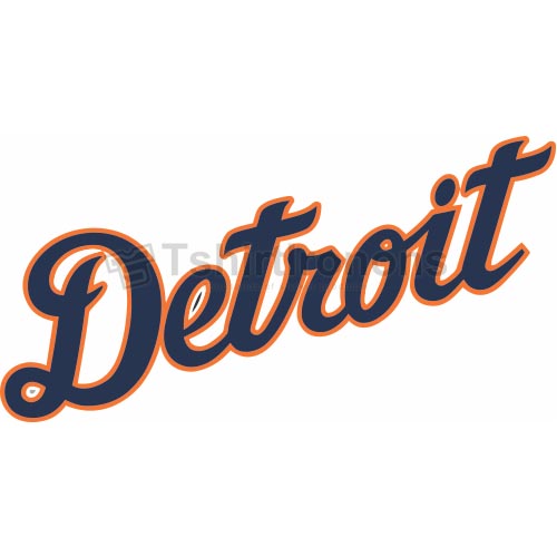 Detroit Tigers T-shirts Iron On Transfers N1583 - Click Image to Close